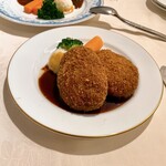 レストラン香味屋 - メンチカツ