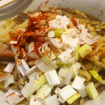 ラーメン二郎 - 白ネギ投下～♪