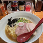 麺屋 烈 - 二種類の肉が思いの外味わい深くていい