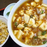 一寛 - マーボーラーメン＆半チャーハン