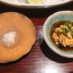 日本料理 柳燕 - 塩と肝醤油