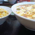 一寛 - マーボーラーメン＆半チャーハン