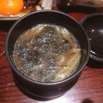 日本料理 柳燕 - 蓴菜の味噌汁