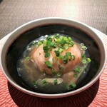 エクアトゥール - 水蛸、海老のつみれ、フカヒレスープ