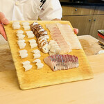 山玄茶 - この日の造りのネタ