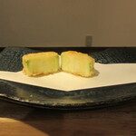 てんぷら 拓 - ズッキーニ、断面