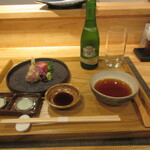 てんぷら 拓 - 最初の食事