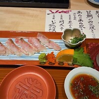 対馬のどぐろとイカ活き造り 博多 魚蔵 都ホテル店 - 