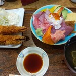 とみ家 - エビフライチラシセット