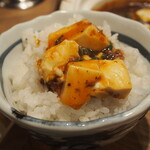 肉汁餃子のダンダダン - 麻婆豆腐定食（麻婆豆腐オンザライス）