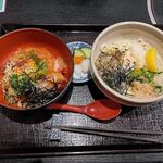 麺屋 井むら - 駿河漬け丼　1580円　＋　ミニしおかつお　300円