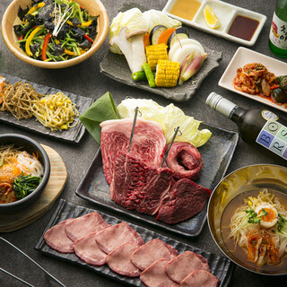 多店舗では味わえない部位も◎【道頓堀コース】