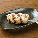 Kushiyaki Raboshi - 長芋梅しそ巻き