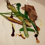 Ristorante La Soglia - やまゆりポークと地野菜のロースト（2022.5）