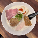 ラーメン家 煌 - 相方の鶏貝塩特製