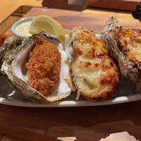 梅田 ワーフ - 牡蠣フライ牡蠣グラタン