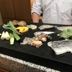 日本料理 隨縁亭 - 素材のプレゼン