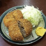 Danki - 手こねメンチカツ定食（1180円）