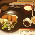 気仙沼ホテル観洋 - 居酒屋蛸 鮪揚げ定食