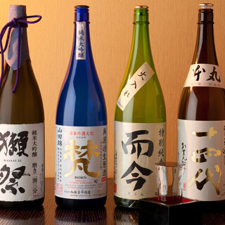 Premium sake is also available for advance reservations!