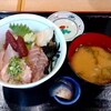 Mekikinoginji - まぐろ四色丼セット756円税込。