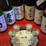 炭火焼さんとう - 地酒セットＢ～☆