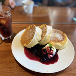 富士山パンケーキ - ブルーベリー＆クリームチーズパンケーキ