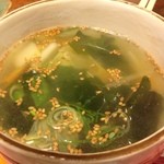 Yakitori Ichiban - 野菜スープ。（別注です）