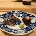 鮨 むらやま - 蛸のやわらか煮と蝦蛄