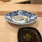 鮨 むらやま - 鯒！ちり酢をつけて