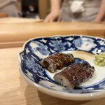 鮨 むらやま - 蝦蛄はオスと子持ちのメス！両方てのはめずらしい！