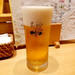 寿司・中国料理 福禄寿 - ランチビール 290円