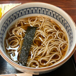 やぶ福 - 天丼セット 蕎麦