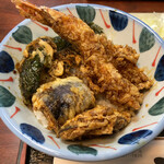 やぶ福 - 天丼セット 天丼