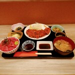 Wagokoro Kagiri - チキンカツとミニ本鮪丼
