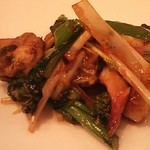 海鮮中国料理黄河 - 2013年3月、ミル貝と春野菜の生姜炒め