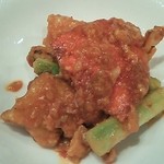 海鮮中国料理黄河 - 2013年3月、渡りがにとアスパラガス