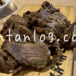 コサム冷麺専門店 - セットに付いてくる豚肉の炭火焼肉