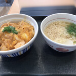 なか卯 - 16時迄のランチセット親子丼とはいからうどん（小）（温）