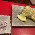 賛否両論 - 揚げ物　なんの魚だったか？　柴漬タルタルソース