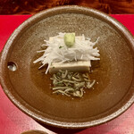 賛否両論 - 胡麻豆腐とじゅんさいと山芋そーめん