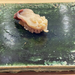 鮨処木はら - ほっき貝の炙り