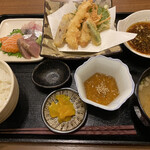 Sakanaya Shuu - 天刺定食＝1200円 税込