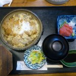 三遊司 - 長女が食べた（●＾o＾●）柳川鍋のセット1450円