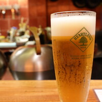 菜月 Tabenasse - ハートランドビール 当然→専用ゴブレット