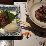 Shiki Ori Ori Umai Sakana To Nagomi Sake Nishiki - 福井と言えば、へしこ。隣は鯵のなめろう。