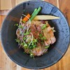 CAFE TANTON - 塩麹の炙り焼き豚丼~ネギ塩仕立て~（1000円） 豚丼