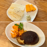 ワイン ステーション プラス - チーズ、椎茸ステーキ