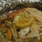 名炭亭 - 鱈のホイル焼き