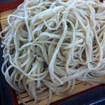 手打ちそば　味処ゆづかみ - もりそば（大盛り）2012年8月